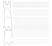 Punti metallici per saldatura plastica, assortimento da 1200 pezzi in acciaio inox da 0,6 mm e 0,8 mm, piatti/ondulati/angoli per riparazione paraurti auto