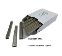 Punti Metallici stanox graffette aria compressa MM 6 corona 12,8 mm