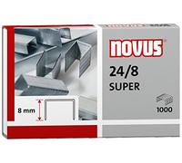 Punti metallici zincati 24/8, 1000 pezzi (10.000 pezzi, 24/8 zincati)