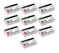Leitz - Set di 3 scatole di 1000 punti metallici n. 10 (10/4)