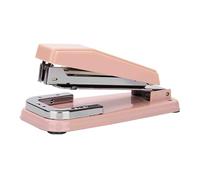 Punti Pinzatrice Ufficio Spillatrice Cucitrice A Pinza Spillatrici Manuali Piccola Girevole Multifunzionale Capacità Di 50 Fogli Compatibile Con Punti 24/6 E 26/6 (Pink,138x60x60mm)