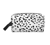 Punti spot dalmata con stampa animalier in bianco e nero, Borsa per il trucco Borsa per cosmetici Borsa da viaggio portatile da viaggio Borsa per trucco Organizer