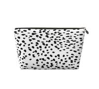 Punti spot dalmata con stampa animalier in bianco e nero, Borsa per il trucco Borsa per cosmetici Borsa da toilette da viaggio portatile Borsa da toilette