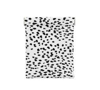 Punti spot dalmata con stampa animalier in bianco e nero, Spremere il portafoglio superiore da donna Borsa portaoggetti Piccola portamonete Portamonete