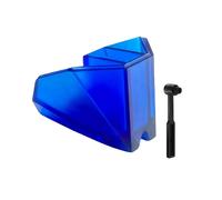 Puntina di Ricambio Blu Stylus 2M per Testine per Ortofon Serie 2M, Compatibile con Stilo Ellittico A Punta di Diamante Senza Nucleo.