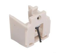 Puntina di ricambio per cartuccia Audio Technica AT3600L ATN3600LC, punta conica da 0,6 mil, ago per giradischi in vinile, corpo in lega di alluminio bianco