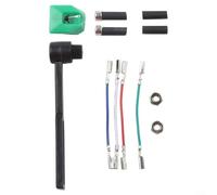 Puntina di ricambio per giradischi Audio-Technica AT-LP120X-USB, punta ellittica 0,3 x 0,7 mil, impugnatura in alluminio, compatibile con AT-VMN95C/EN/ML/SH/SP con spazzola e cavi