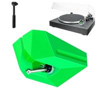 Puntina di ricambio per giradischi diamantata ATN95E, blu, compatibile con audio-Technica AT-LP120X vinili giradischi (verde)