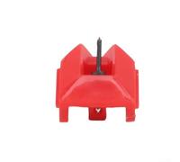 Puntina di ricambio per serie VM95, ago ellittico con cantilever in lega di alluminio, componente girevole a magnete mobile compatibile con AT-LP120X, AT-For VMN95E, (rosso)