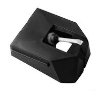Puntina di ricambio, VMN95E, in lega di alluminio, ago di ricambio per dischi in vinile Audio Technica AT-LP120X, per migliorare l'esperienza di ascolto (nero)