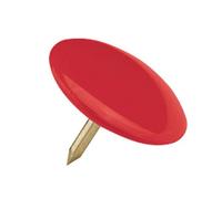 Puntine - 500 pezzi in 10 confezioni da 50 - Puntine colorate Rosso