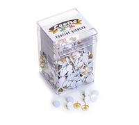 Puntine Colorate Leone Dell'Era - Bianche in Barattolo da 500 pezzi