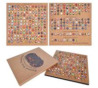 Puntine da disegno: 291 pezzi con bandiera nazionale, puntine da disegno, puntine decorative, con piastre in sughero, in metallo, spille creative per bacheca fai da te