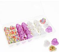 Puntine Da Disegno Con Paillettes a Forma Di Cuore, 30 Pezzi Puntine Da Disegno