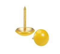 Puntine for tappezzeria, puntine da disegno, decorative for mobili, 100 pezzi di chiodi for gialli, testa rotonda bianca, lunghezza 11 mm, 17(Grün)