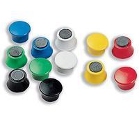 Puntine Magnetiche Nobo, Confezione da 12, Colori Assortiti, 18 mm, 1901102