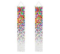 Puntini colorati arte Stampa Più Occasioni Appendere Ovunque Banner Decor Celebrazioni Grad Party Forniture