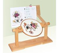 Punto Croce Cornice Stand Con Telaio da Ricamo 10cm, Misura Regolabile Supporto per Ricamo, Telaio Sedile per Il Ricamo Cerchio Telaio in Legno Punto Croce Rack Stand Strumenti per Cucire#3