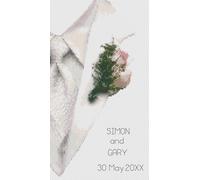 Punto Croce Matrimonio Kit Campione O Motivo - Florashell - Bianco Abito