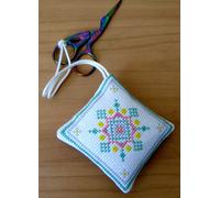 Punto Croce Motivo By Florashell - Geometrico Fiore Scissor Supporto