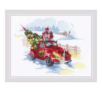 Punto croce Riolis "Mattina in campagna", schema di conteggio