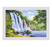 Punto croce Riolis "Mattina in campagna", schema di conteggio