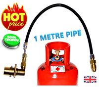 Punto Di Ricarica LPG A Baionetta Per Bombola Di Gas Propano 1 Metro Tubo FLEXI