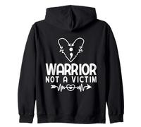 Punto E Virgola Warrior Not A Victim Punto E Virgola Felpa con Cappuccio