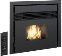Inserto camino a pellet 7,5 kW Punto Fuoco Prezzemolo Nero texture [EEK: A+]