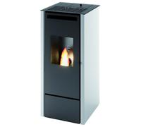 Punto Fuoco Stufa a Pellet Ventilata 11 kW Capacità 15 Kg Volume 300 m3 Cinzia