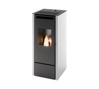 Punto Fuoco Stufa a Pellet Ventilata 11 kW Capacità 15 Kg Volume 300 m3 Cinzia