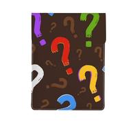 Punto interrogativo colorato, Custodia per laptop in pelle PU, borsa per notebook, custodia per laptop, custodia per tablet