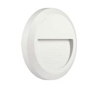 PUNTO LUCE LED SMD 2W SEGNAPASSO ROTONDO A PARETE IP65 BIANCO - SKU 211315 / 211 [EEK: A+]