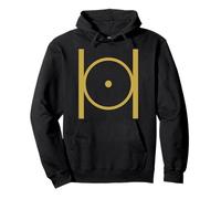 Punto massonico all'Interno di Un Massone Massone Circolare Felpa con Cappuccio