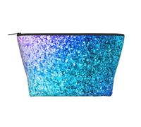 Punto paillettes glitterate, Borsa da toilette Borsa per trucco Borsa per cosmetici Borsa da toilette da viaggio portatile