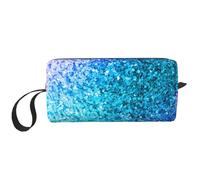 Punto paillettes glitterate, Borsa per il trucco Borsa per cosmetici Borsa da toilette da viaggio portatile Borsa per trucco Organizer