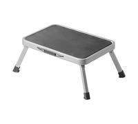 Punto Piede 1 Livello Pieghevole Gradino Acciaio X Camper Roulotte 38x26x17, 5cm