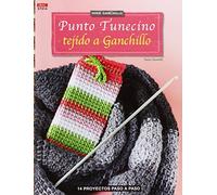 Punto tunecino tejido a ganchillo : 14 proyectos paso a paso