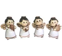 PuntoCasaStore 1 pz ANGELO IN RESINA CON LIBRO O STRUMENTO MUSICALE H.9,5 4 ASS. BOMBONIERA COMUNIONE CRESIMA