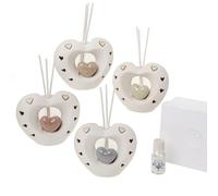 PuntoCasaStore 1 pz PROFUMATORE IMMENSO DIFFUSORE con Luce LED 13 CM 4 Ass. con Scatola BOMBONIERA Idea Regalo