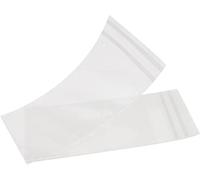 PuntoCasaStore 100 Bustine Trasparenti 6x10+3 cm per Confetti Bomboniere Regali di Matrimonio Battesimo Comunione - Sacchetti con Chiusura Adesiva