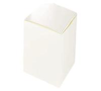 20 SCATOLE BOMBONIERE CARTONE PIEGHEVOLE AVORIO 10x10x22 CM (BOX)