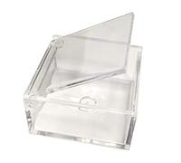 PuntoCasaStore® 25 scatole portaconfetti plex plastica trasparente 6x6x3 cm