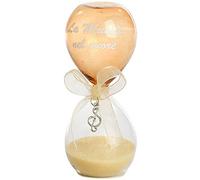 PuntoCasaStore CLESSIDRA IN VETRO LA MUSICA NEL CUORE E CHIAVE DI VIOLINO 5xH.12,2 CM SCATOLA REGALO BOMBONIERA