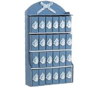 PuntoCasaStore Libreria maxi scatola libro nascita 22x38 cm + 24 scatoline libro biberon portaconfetti bomboniera battesimo baby shower festa bimbo bimba decorazione confettata regalo (Azzurro)