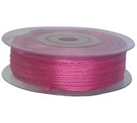 PuntoCasaStore Nastro Doppio Raso 3 MM Rotolo da 50 Metri Ciclamino