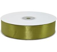 PuntoCasaStore Nastro Doppio Raso Rotolo da 50 Metri Doppia Faccia COLORATO Satin Ribbon BOMBONIERE Confezioni Regalo Fai da Te Artigianato Decorazioni Feste 80 Colori (40 MM, Verde MEDIO4007)