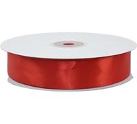 PuntoCasaStore Nastro Doppio Raso Rotolo da 50 Metri Doppia Faccia COLORATO Satin Ribbon BOMBONIERE Confezioni Regalo Fai da Te Artigianato Decorazioni Feste 80 Colori (40 MM, Rosso)