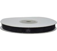 PuntoCasaStore Nastro in Organza da 50 Metri COLORATO Trasparente BOMBONIERE Confezioni Regalo Fai da Te Artigianato Bouquet Decorazioni Feste 30 Colori (Nero, 10 MM)