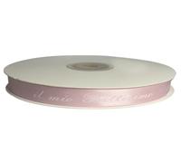 PuntoCasaStore Nastro in Raso 10 MM Rotolo da 50 MT Rosa con Scritta Il Mio Battesimo